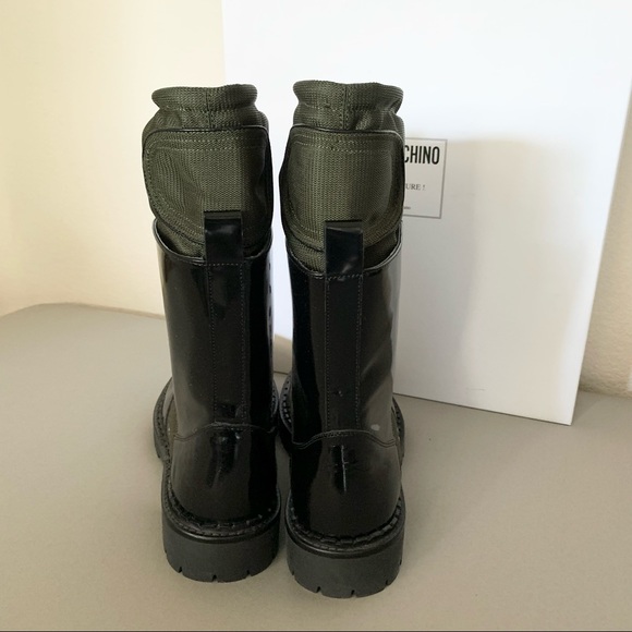 Moschino combat boots main image 7